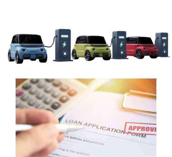 Electric Vehicle (EV) Loan representing image in vehicle loans page of - www.loansproviderhyderabad.com